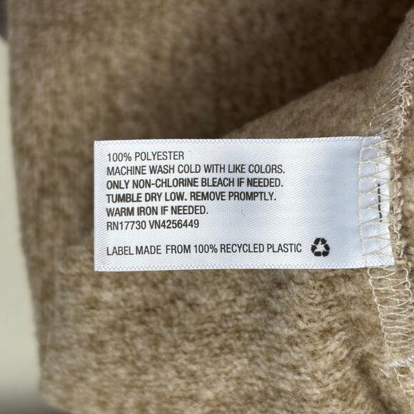 Good Fellow Men's Fleece Pullover Size Small in Taupe - Picture 5 of 6